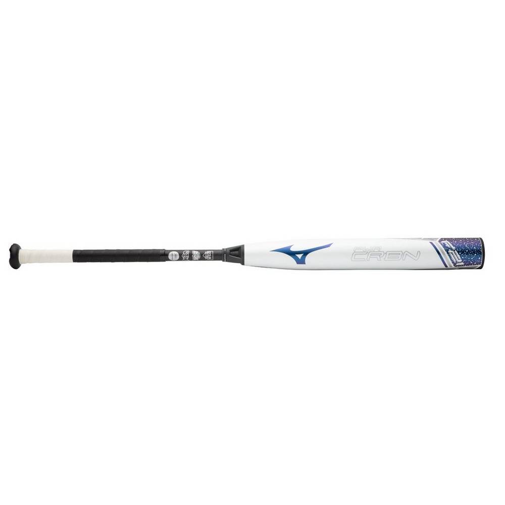 Mizuno F21-PWR CRBN - Fastpitch (-10) - Bayan Beysbol Sopası - Beyaz/Mor Türkiye (YEFXBW-759)